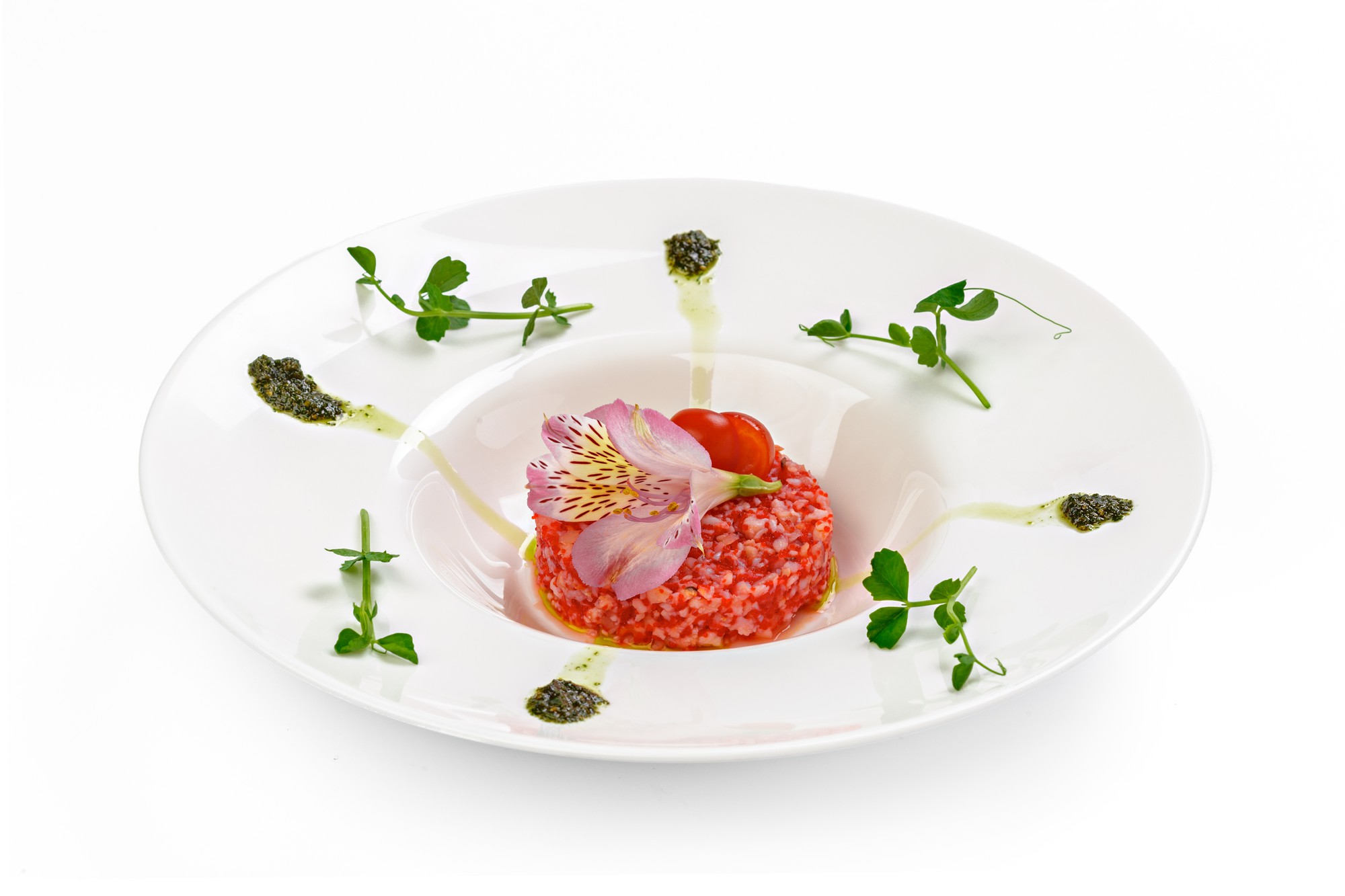 Piatto impiattato con cura